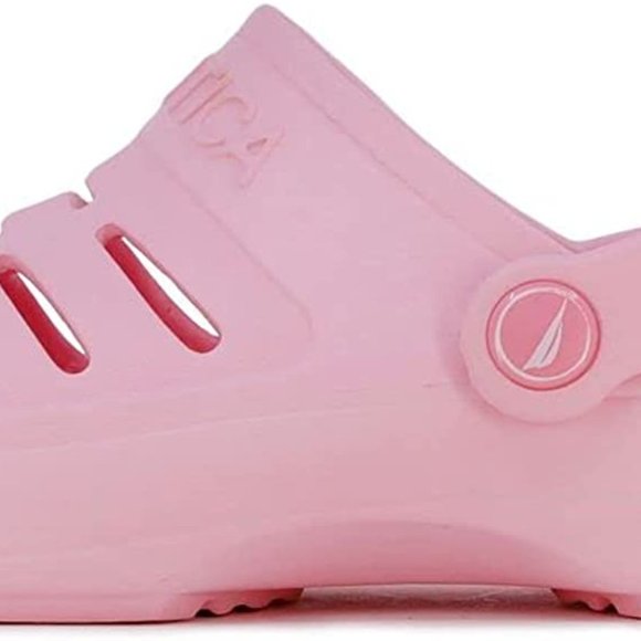 Nautica Pink Women's Clogs/Water Shoes Slip-On with Back Strap - Picture 5 of 5
